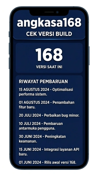 Riwayat Versi Aplikasi angkasa168 untuk Pengguna Android