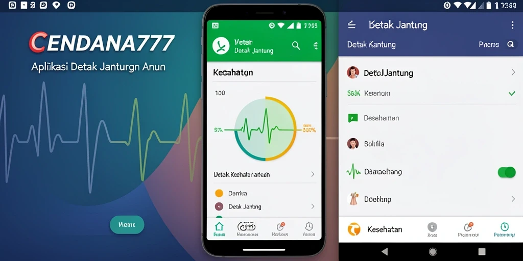 Tampilan antarmuka aplikasi CENDANA777 yang informatif dan ramah pengguna.