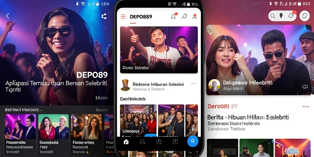 Tampilan antarmuka utama DEPO89 yang menarik dan informatif.