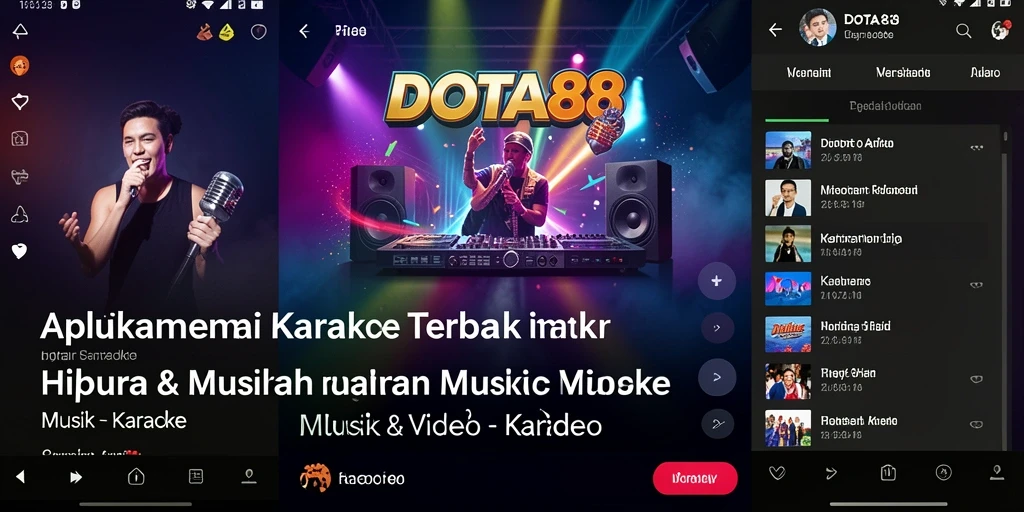 Tampilan antarmuka DOTA88 yang menarik dan fungsi Karaoke yang lengkap.