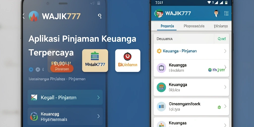 Tampilan antarmuka WAJIK777 yang sederhana dan mudah digunakan.